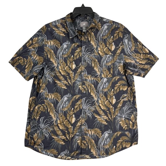 H&M Other - H&M XL Short Sleeve Button Up Camp Shirt Men Hawaiian Resort Vacation Casual